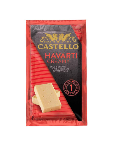 Queso Havarti Cremoso Castello 227g - Suave y Aromático