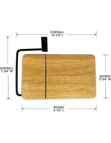 Cortador de Queso Prodyne de Madera de Haya 24x15 cm