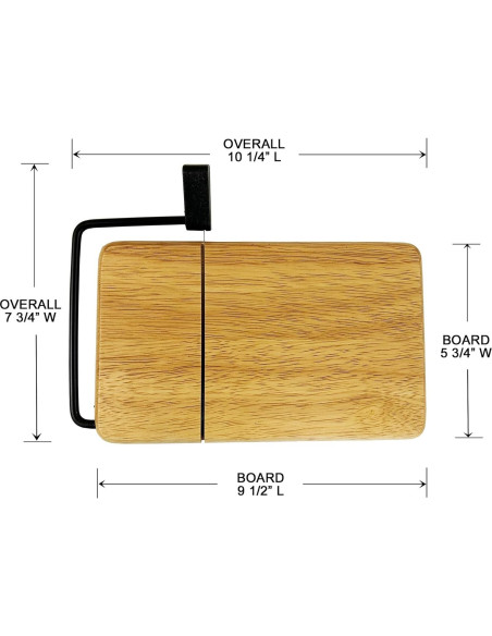 Cortador de Queso Prodyne de Madera de Haya 24x15 cm Cortador de Queso Prodyne de Madera de Haya 24x15 cm