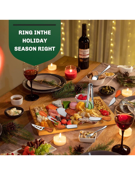 Juego de Cuchillos de Queso BBKON 22 Piezas Acero Inoxidable Juego de Cuchillos de Queso BBKON 22 Piezas Acero Inoxidable