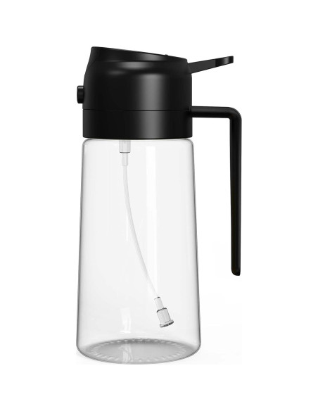 Dispensador de Aceite JULEHUI 16oz Vidrio 2 en 1 Negro Dispensador de Aceite JULEHUI 16oz Vidrio 2 en 1 Negro