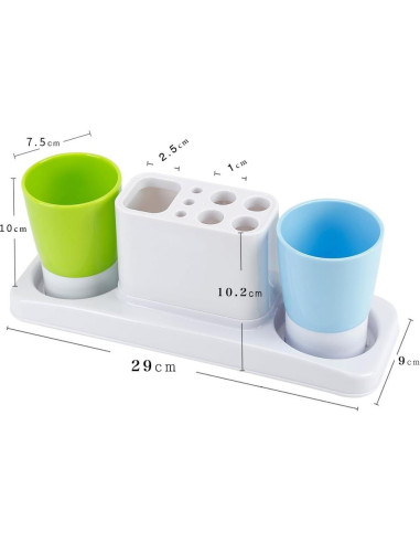 Organizador de Baño Eslite para Cepillos y Pasta de Dientes