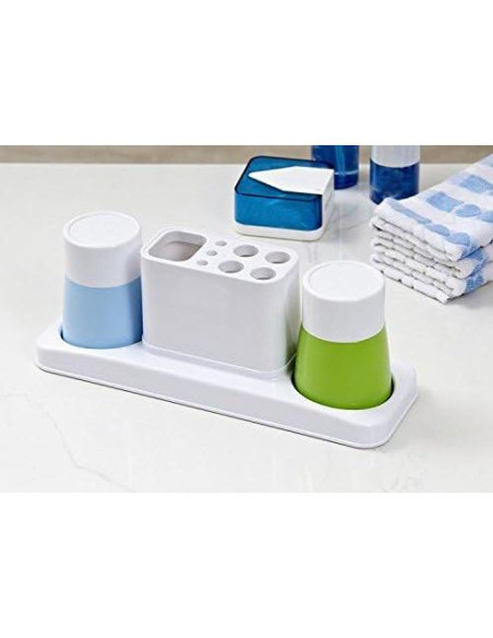 Organizador de Baño Eslite para Cepillos y Pasta de Dientes Organizador de Baño Eslite para Cepillos y Pasta de Dientes