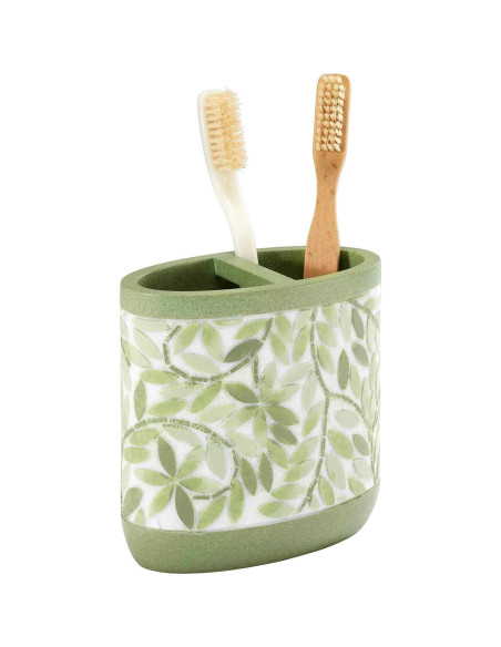 Soporte para Cepillos de Dientes Avanti Linens Verde Soporte para Cepillos de Dientes Avanti Linens Verde
