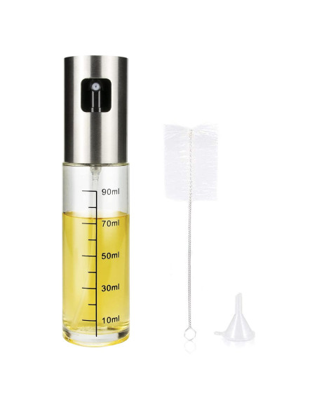 Pulverizador de Aceite Ailelan 100ml Acero Inoxidable Pulverizador de Aceite Ailelan 100ml Acero Inoxidable