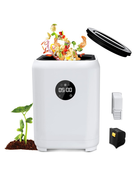 Compostador Eléctrico Aaculpet 3L con Filtros y Auto-Limpieza Compostador Eléctrico Aaculpet 3L con Filtros y Auto-Limpieza