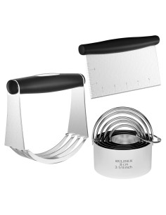 Juego de Cortadores de Galletas HULISEN 3 Pcs Acero Inoxidable