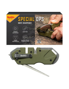 Afilador Táctico Pocket Pal Smith's - Verde OD - 2 Etapas