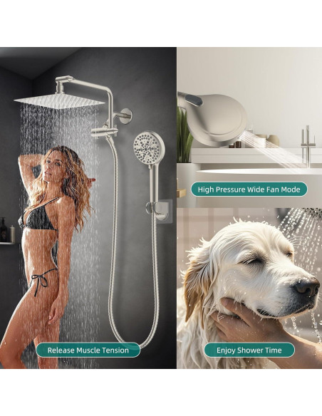 Cabezal de Ducha Hygie Rinse 10 Pulgadas Acero Inoxidable Cabezal de Ducha Hygie Rinse 10 Pulgadas Acero Inoxidable