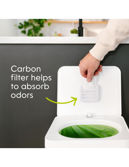 Contenedor Compostaje Cocina Compost Genie Acero Inoxidable 13.65L Contenedor Compostaje Cocina Compost Genie Acero Inoxidable 13.65L