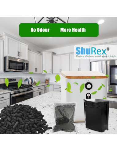 Recargas de Carbón Activado ShuRex para Compostador iDOO 3L