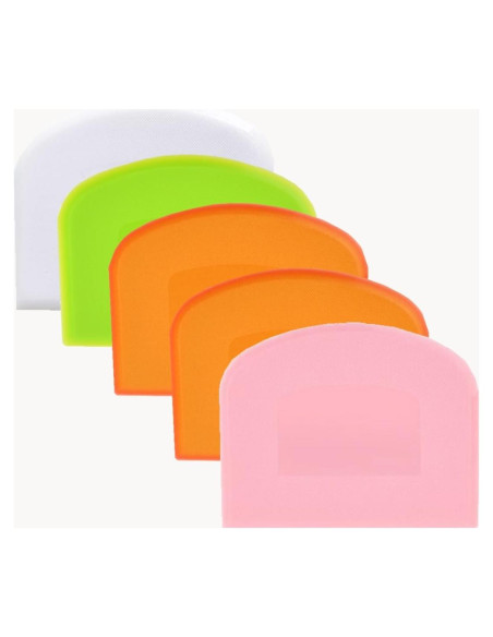 Raspador de Masa Truloven 5 PCS Antideslizante Rojo