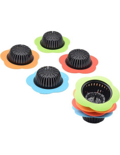 Colador de Fregadero Tmflove 4 Piezas Multicolor 11.4 cm 2