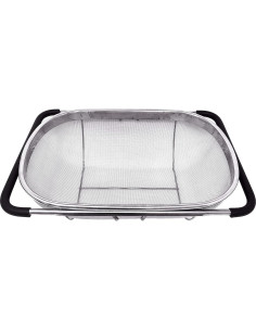 Colador Ovalado de Fregadero Makerstep Acero Inoxidable 35-48 cm 2