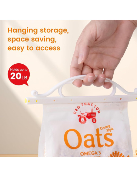 10 Clips Selladores de Bolsas MICEBAY - Duraderos y Prácticos 10 Clips Selladores de Bolsas MICEBAY - Duraderos y Prácticos