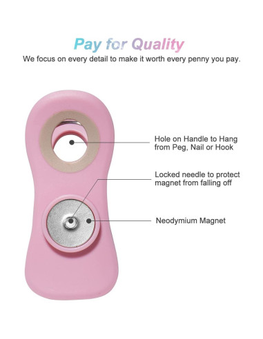 Clips Magnéticos Hasanni para Comida - Paquete de 10 Colores Pastel