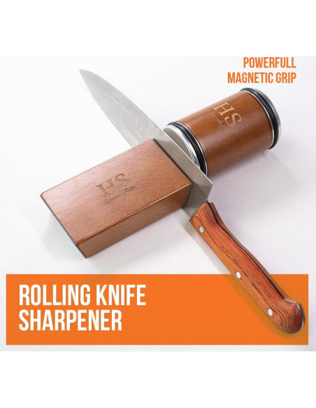 Afilador de cuchillos rodante Home Shopi con 2 discos Afilador de cuchillos rodante Home Shopi con 2 discos