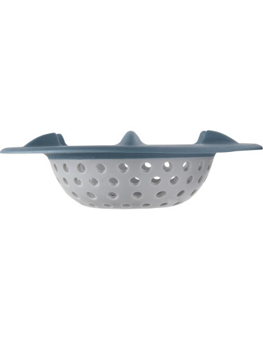 Colador de Fregadero Clorox KeptClean Azul Acero 20,5x15,6 cm