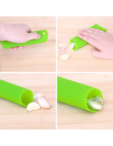 Prensa de Ajo JASVIC Acero Inoxidable Ergonómica 10,9 cm