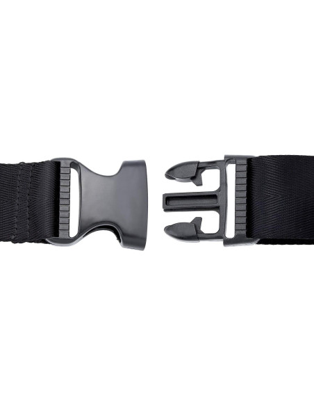 Correa de Equipaje Ajustable Frienda - 4 Piezas Negro Correa de Equipaje Ajustable Frienda - 4 Piezas Negro