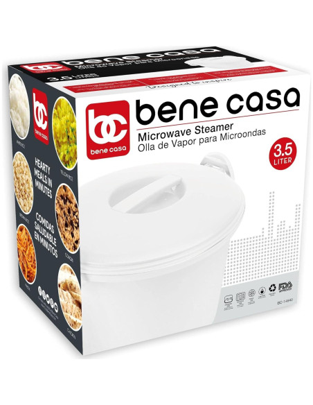 Cocinero de Arroz y Pasta Bene Casa BC-14840 0.74 kg Cocinero de Arroz y Pasta Bene Casa BC-14840 0.74 kg