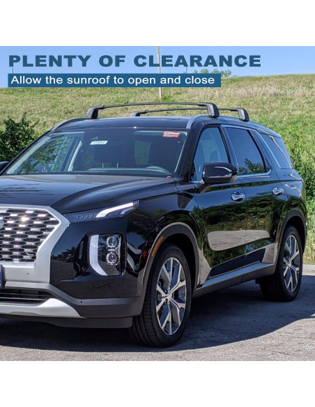 Barras Transversales Techo Snailfly para Hyundai Palisade 2019-2025 Barras Transversales Techo Snailfly para Hyundai Palisade 2019-2025