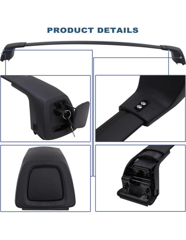 Barras Transversales Techo Snailfly para Hyundai Palisade 2019-2025
