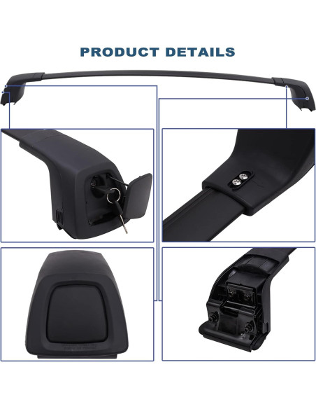 Barras Transversales Techo Snailfly para Hyundai Palisade 2019-2025 Barras Transversales Techo Snailfly para Hyundai Palisade 2019-2025