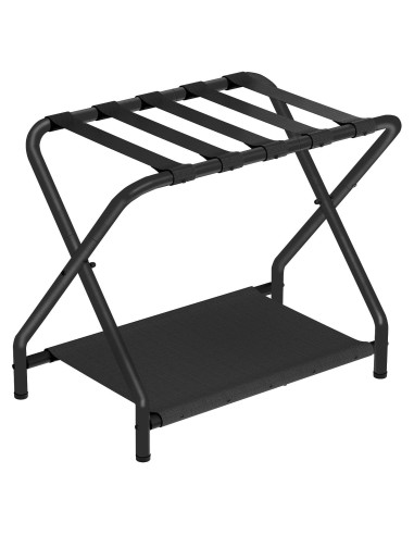 Soporte para Equipaje HOOBRO Plegable 2 Niveles Negro