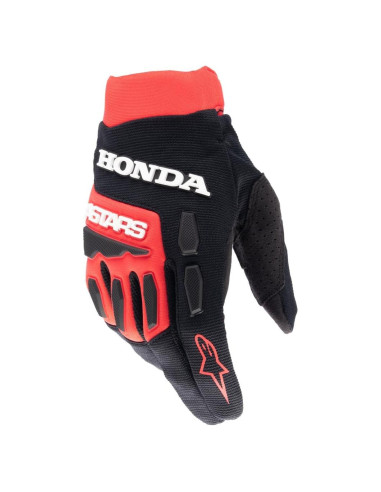 Guantes Alpinestars Full Bore Honda Rojo/Negro Lg