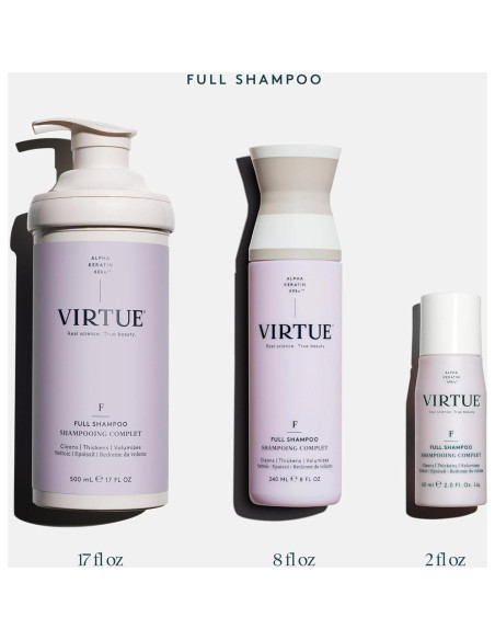 Champú Voluminizador Sin Sulfatos Virtue 59 ml - Todo Tipo Cabello Champú Voluminizador Sin Sulfatos Virtue 59 ml - Todo Tipo Cabello
