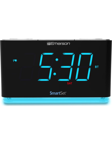 Reloj Despertador Inteligente Emerson ER100301 con Bluetooth