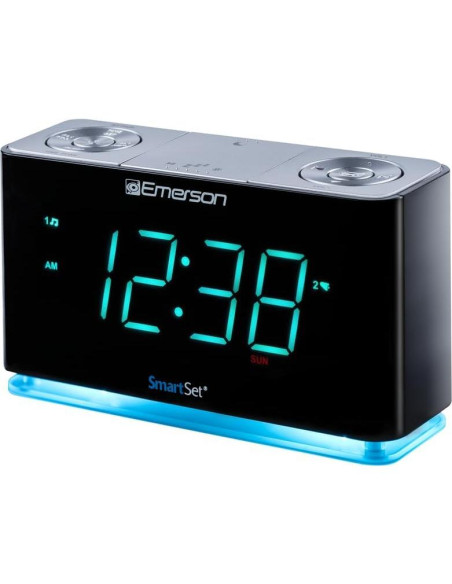 Reloj Despertador Inteligente Emerson ER100301 con Bluetooth Reloj Despertador Inteligente Emerson ER100301 con Bluetooth