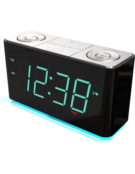 Reloj Despertador Inteligente Emerson ER100301 con Bluetooth Reloj Despertador Inteligente Emerson ER100301 con Bluetooth