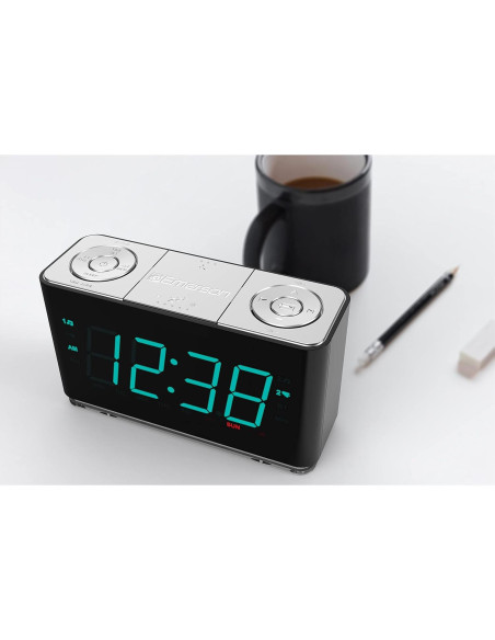 Reloj Despertador Inteligente Emerson ER100301 con Bluetooth Reloj Despertador Inteligente Emerson ER100301 con Bluetooth