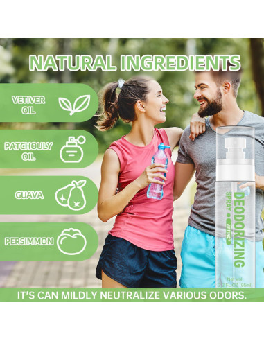 Spray Desodorante Natural Jiffine para Zapatos 85 ml