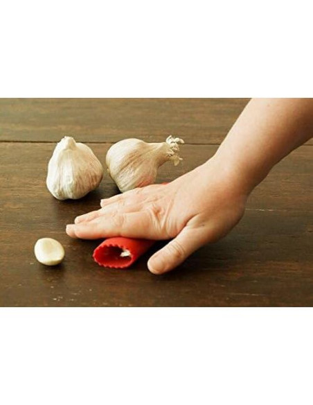 Rodillo Descascarador de Ajo Cestari - Silicona Roja Apta Lavavajillas Rodillo Descascarador de Ajo Cestari - Silicona Roja Apta Lavavajillas