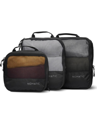 Cubes de Empaque Medianos NOMATIC para Viaje Negro