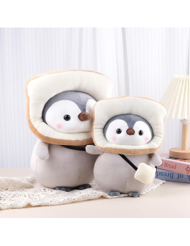 Anboor Pingüino Tostada 35 cm Juguete de Peluche Suave