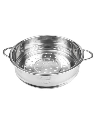 Cesta de Vapor Acero Inoxidable 18cm Plata - Cocina Dim Sum