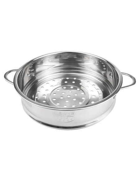 Cesta de Vapor Acero Inoxidable 18cm Plata - Cocina Dim Sum Cesta de Vapor Acero Inoxidable 18cm Plata - Cocina Dim Sum