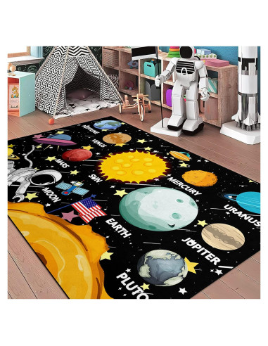 Alfombra Galáctica Jiospet 121,92 x 152,4 cm para Niños