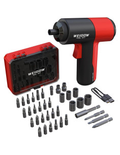 Juego de Destornilladores Eléctricos WEIDDW WDDP001 37 Puntas 2