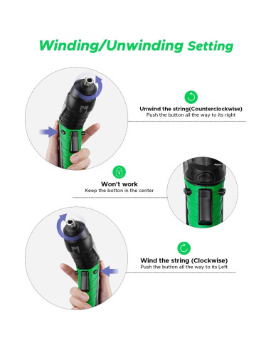 Winder Eléctrico Starfavor para Guitarra y Cuerdas 200RPM