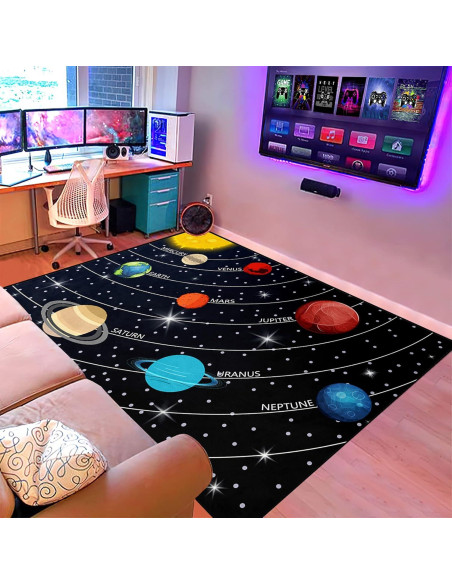 Alfombra Galaxia Jiospet 121x152 cm para Niños Alfombra Galaxia Jiospet 121x152 cm para Niños