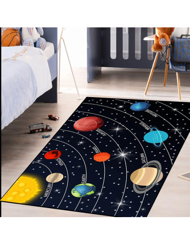 Alfombra Galaxia Jiospet 121x152 cm para Niños