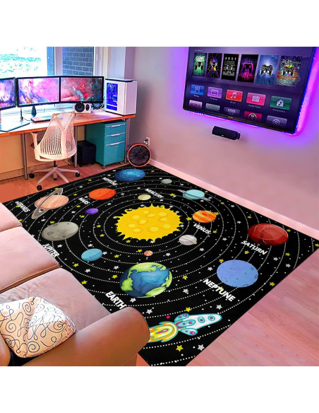 Alfombra de área Jiospet 5' x 7' Espacio para niños Alfombra de área Jiospet 5' x 7' Espacio para niños