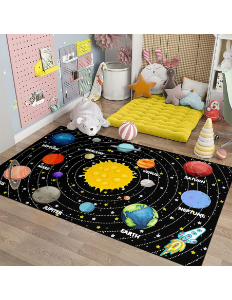 Alfombra de área Jiospet 5' x 7' Espacio para niños Alfombra de área Jiospet 5' x 7' Espacio para niños