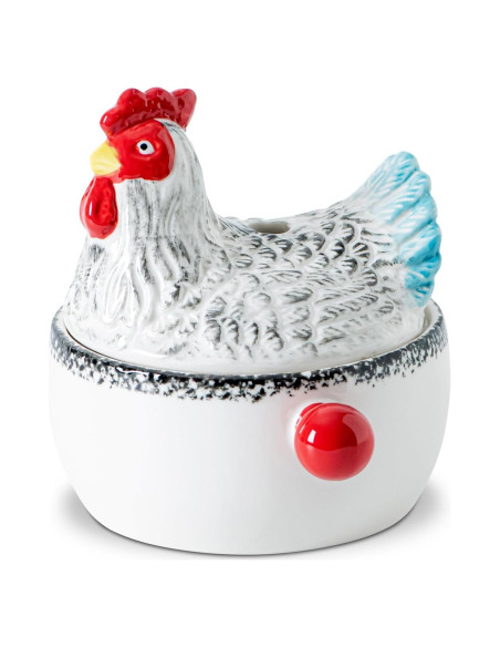 Cocinero de Microondas Cerámica Forma de Pollo Meitao 0.64kg Cocinero de Microondas Cerámica Forma de Pollo Meitao 0.64kg