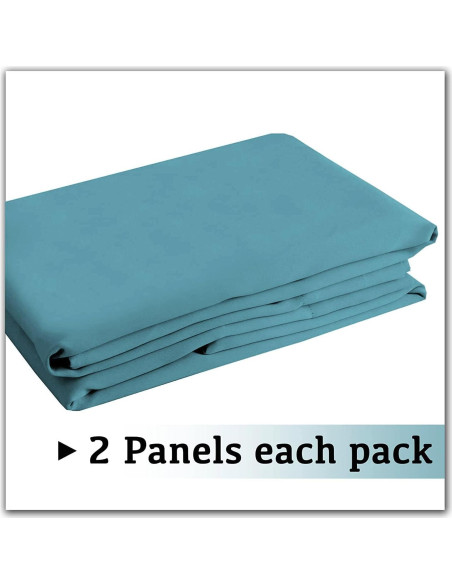 Cortinas Blackout Turquoize 2 Paneles 106,68x213,36cm Azul Cortinas Blackout Turquoize 2 Paneles 106,68x213,36cm Azul